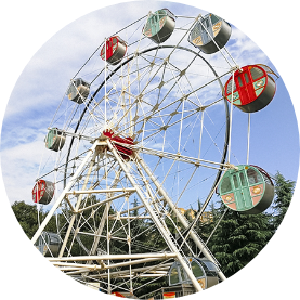 Dijual wahana bianglala sepanjang 20m