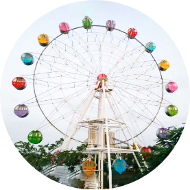 Dijual wahana bianglala sepanjang 30m