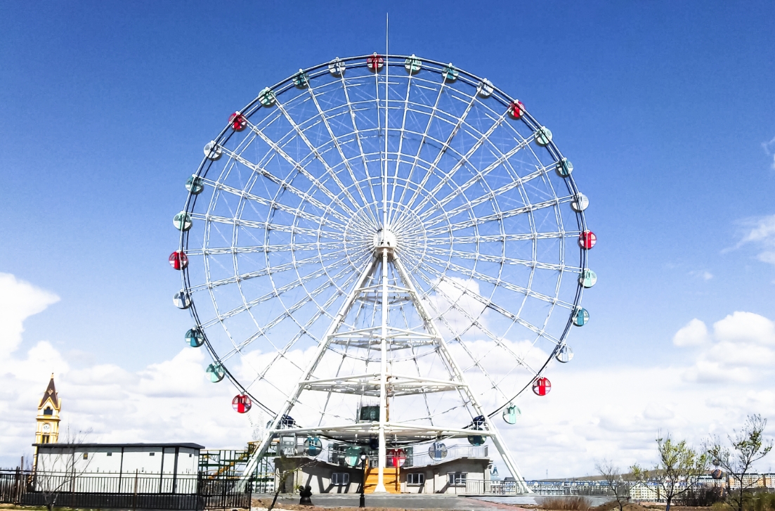 Dijual wahana bianglala sepanjang 42m