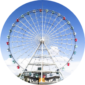 Dijual wahana bianglala sepanjang 42m