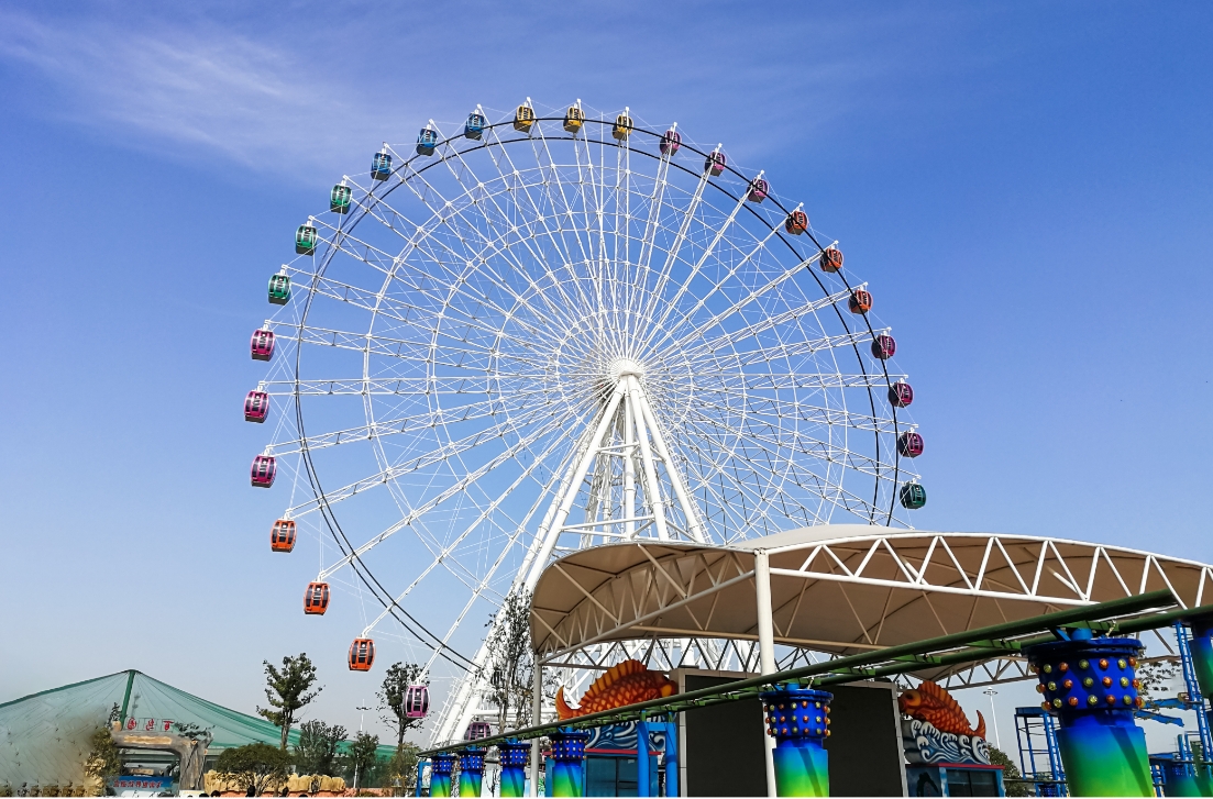 Dijual wahana bianglala sepanjang 65m